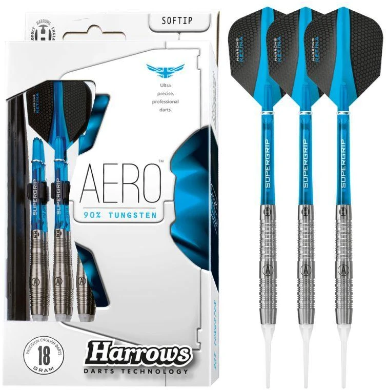 Harrows Aero 90% Softtip smiginiai, HS-TNK-000013264