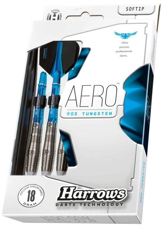 Harrows Aero 90% Softtip smiginiai, HS-TNK-000013264