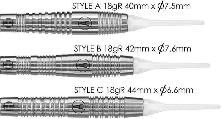 Harrows Aero 90% Softtip smiginiai, HS-TNK-000013264