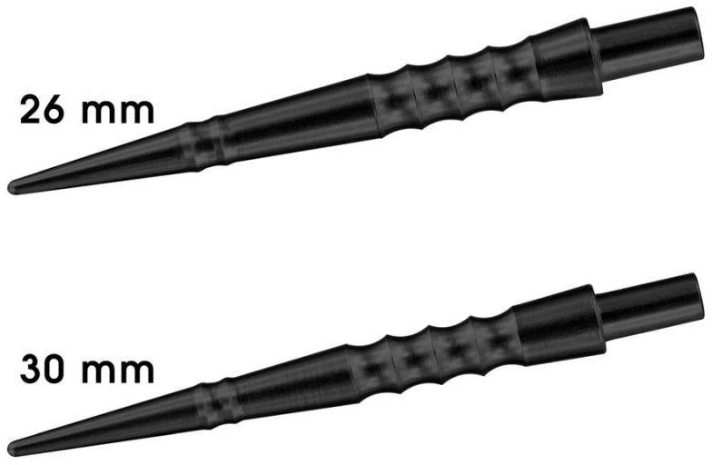 Metalinės adatos Harrows Apex Points Lance, 26 mm ilgio