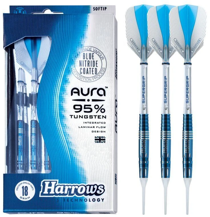 Harrows Aura smigalinukai 95% Softip HS-TNK-000013240