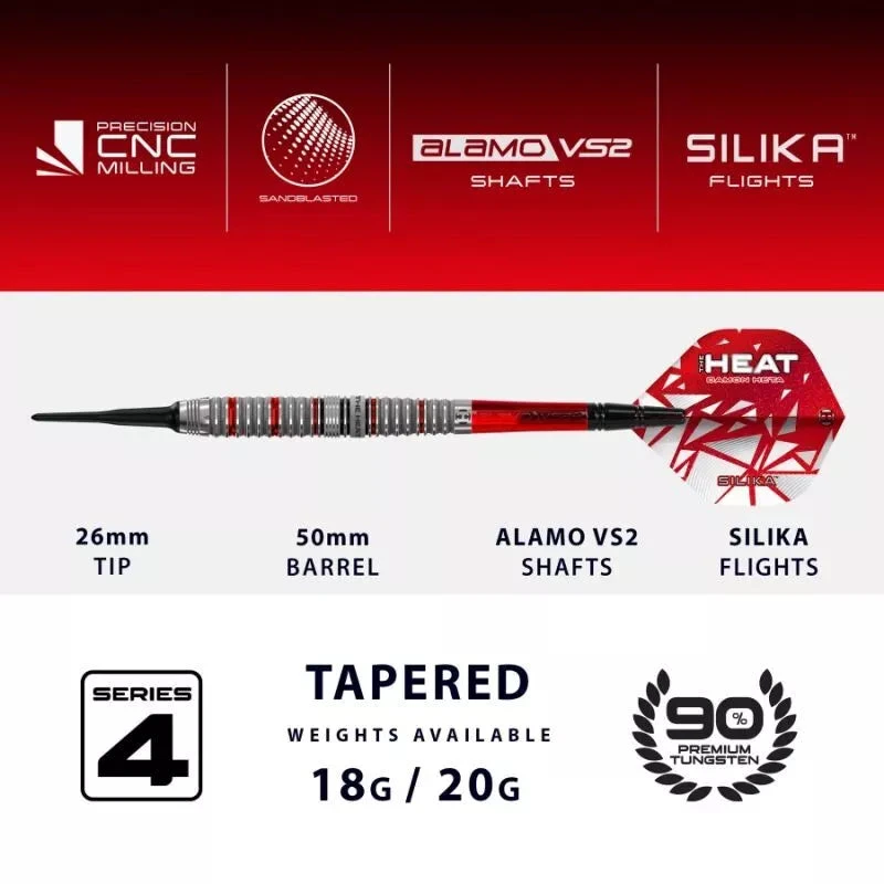 Harrows Chizzy Series 4 smiginis 90% su minkštu antgaliu