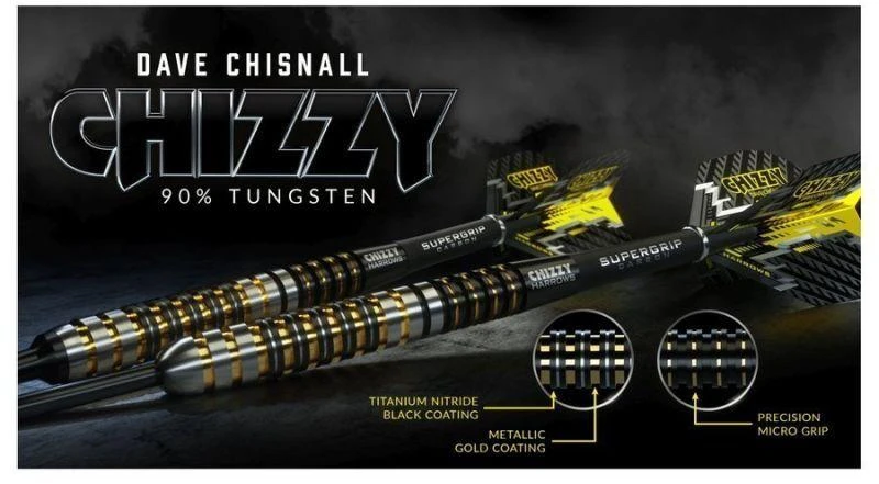Harrows Chizzy smiginiai 90% Steeltip HS-TNK-000013897