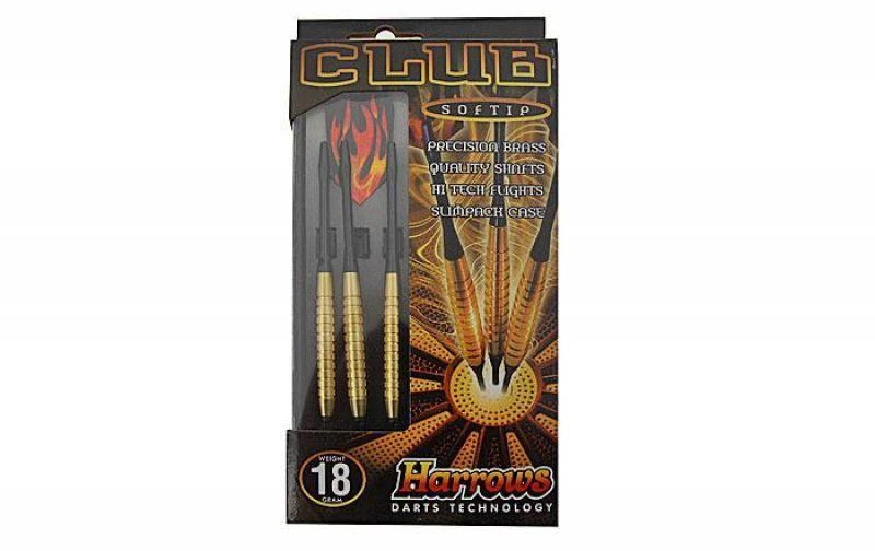 Harrows Darts strėlytės softip CLUB BRASS 3x14gK