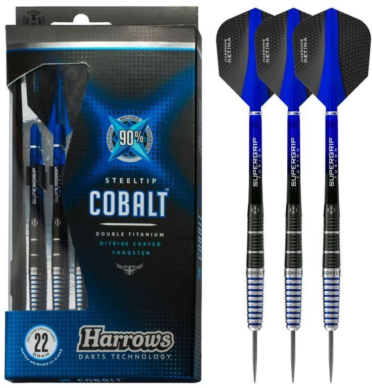 Harrows COBALT 90% Steeltip Darts HS-TNK-000013299