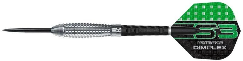 Harrows Dimplex S3 Bomb 90% Tungsten Steeltip Smigiai