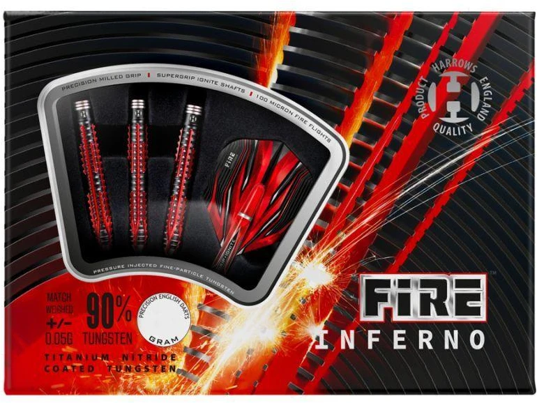 Harrows Fire Inferno Smiginiai 90% Plieno antgalis HS-TNK-000013898