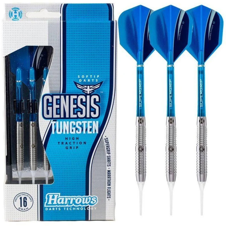 Harrows Genesis volframiniai smiginiai su minkštu antgaliu HS-TNK-000013289