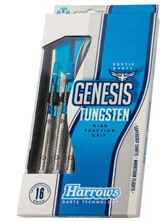 Harrows Genesis volframiniai smiginiai su minkštu antgaliu HS-TNK-000013289