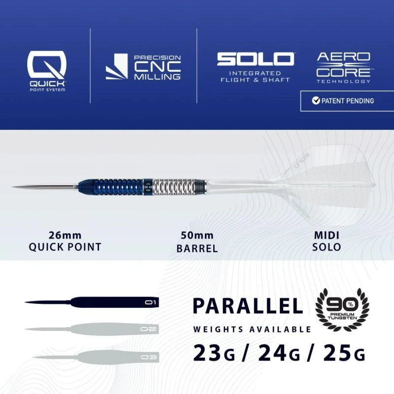 Harrows GEO 01 PARALLEL 90% plieninės strėlytės