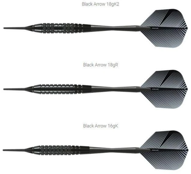 Harrows Juodas Arrow Softip Darts HS-TNK-000013120