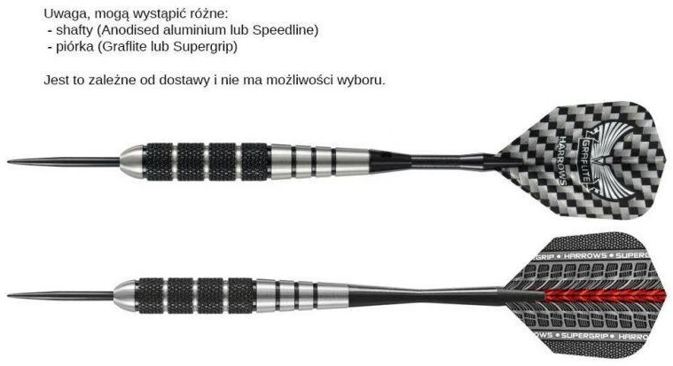 Harrows Juodas Jack Steeltip Dartai HS-TNK-000013144