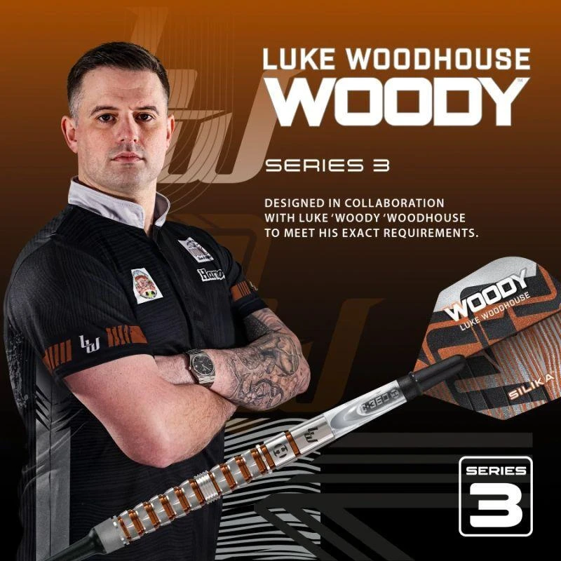 Harrows LUKE WOODHOUSE SERIES 3 strėlytės 90% softip
