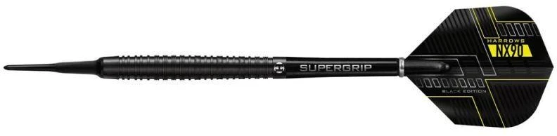 Harrows NX90 Juodi 90% Minkšti Darts