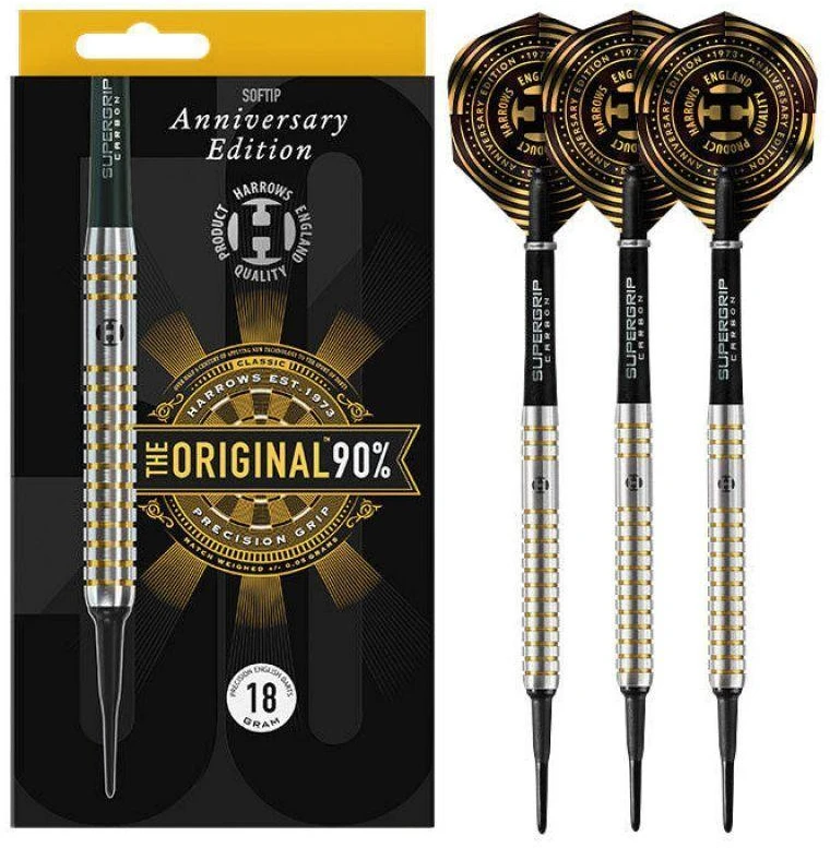 Harrows Original 90% 50-ojo jubiliejinio leidimo strėlytės su minkštais antgaliais