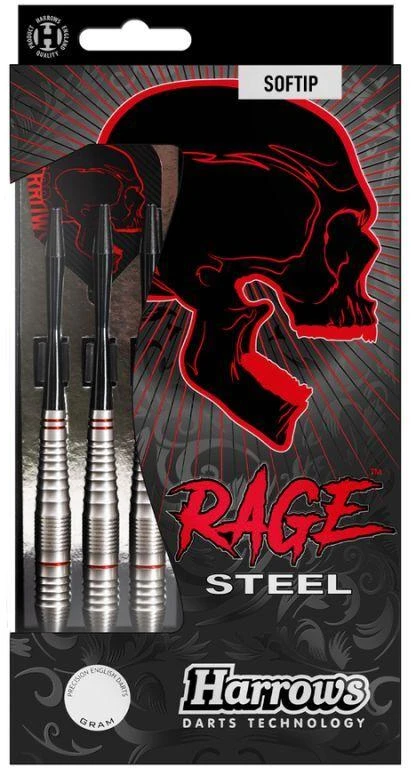 Harrows Darts strėlytės softip RAGE 3x18gR