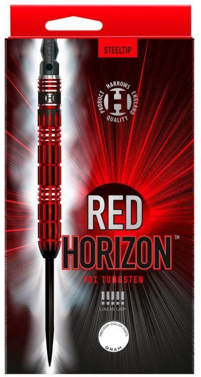 Harrows Raudonas HORIZON 90% plieniniai Darts Raudonas Horizontas