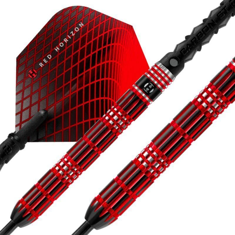 Harrows Raudonas HORIZON 90% plieniniai Darts Raudonas Horizontas