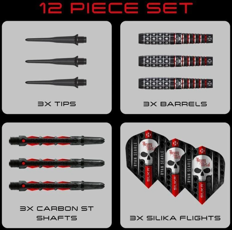 Harrows RYAN SEARLE SERIES 3 Strėlytės 90% Softip