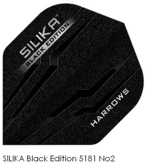 Harrows SILIKA Juodas Edition Plunksnos