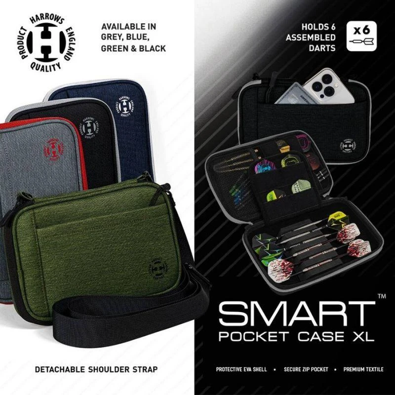 Harrows Smart Case 6 XL SmartcaseXL žalias/juodas Dydis: XL