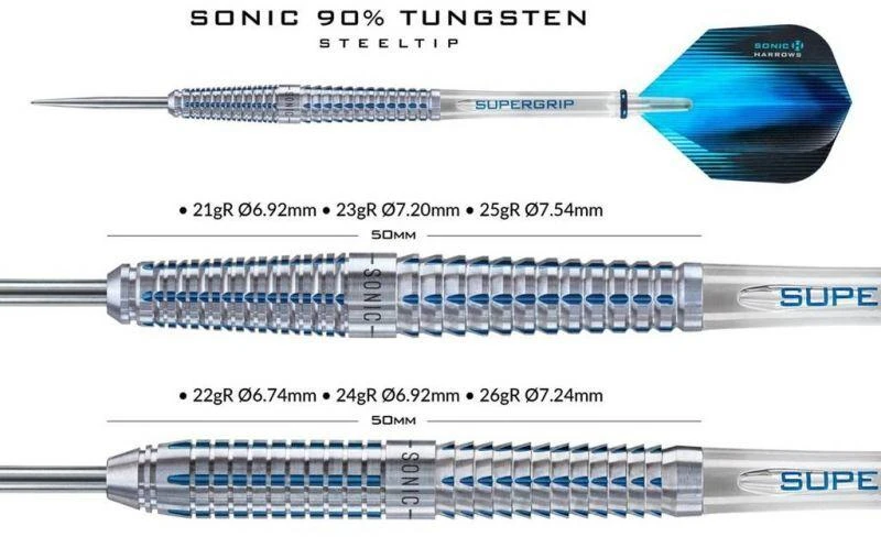 Harrows Sonic 90% Steeltip smigalis HS-TNK-000013298