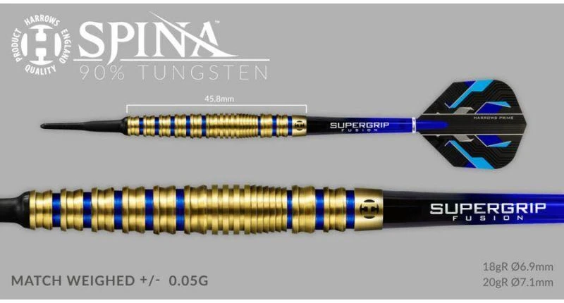 Harrows Spina Gold Softip Smigiai 90% HS-TNK-000013752