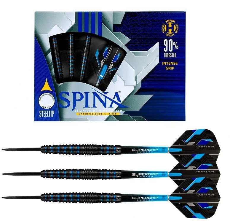 Harrows Spina Juodas 90% Steel Tip Smigiai HS-TNK-000013750