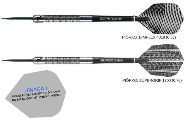 Harrows Supergrip 90% plieniniai strėlytės HS-TNK-000013233