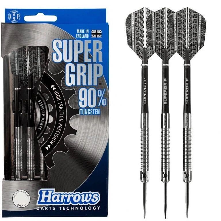 Harrows Supergrip 90% plieniniai strėlytės HS-TNK-000013233