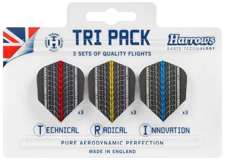 Harrows Darts sparneliai rink TRI PACKS SUPERGRIP 3630