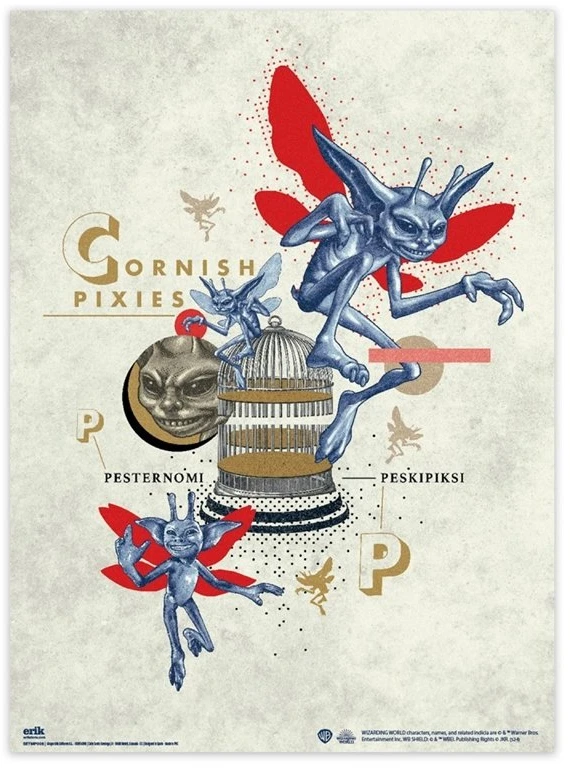 Harry Potter - Set of 2 wall posters 38 x 52 cm