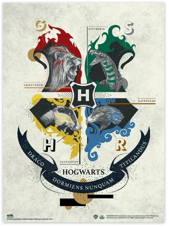 Harry Potter - Set of 2 wall posters 38 x 52 cm