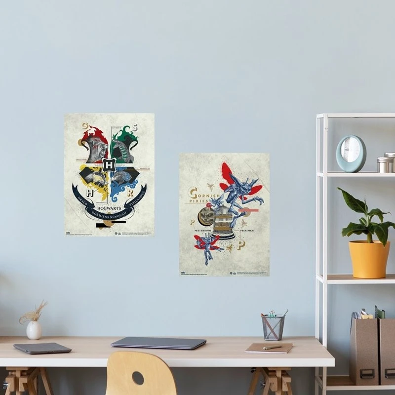 Harry Potter - Set of 2 wall posters 38 x 52 cm