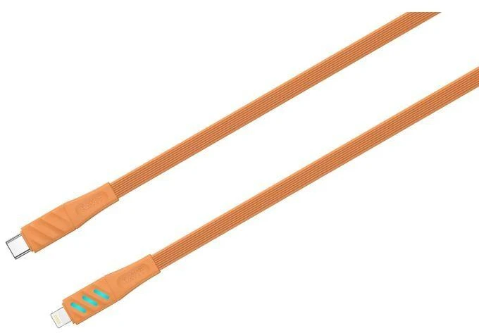 Havit CB6255 - C tipo USB įkrovimo laidas iki Lightning, 1 m (juodas)