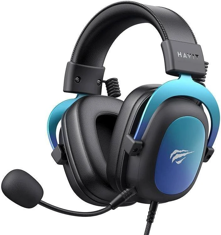 HAVIT H2002U PRO Bluetooth žaidimams ausinės (juodas ir mėlynas)