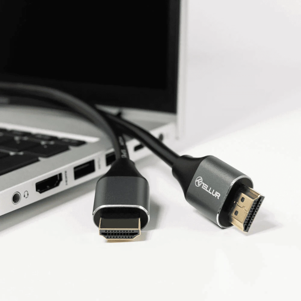 HDMI 2.0 kabelis su 4K ir Ethernet Tellur, 18 Gb/s, 3 m, juodas