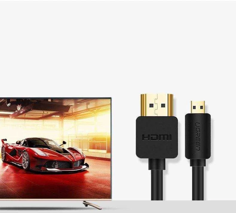 UGREEN HD127 Micro HDMI - HDMI kabelis 4K 3D 1.5m
