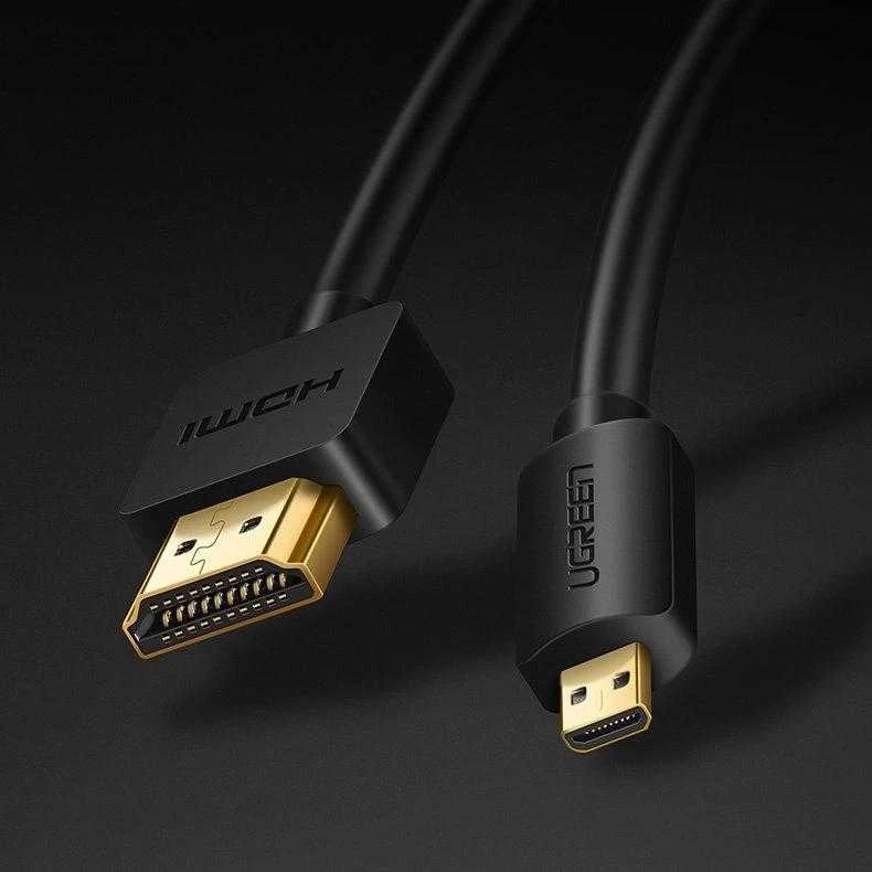 UGREEN HD127 Micro HDMI - HDMI kabelis 4K 3D 1.5m