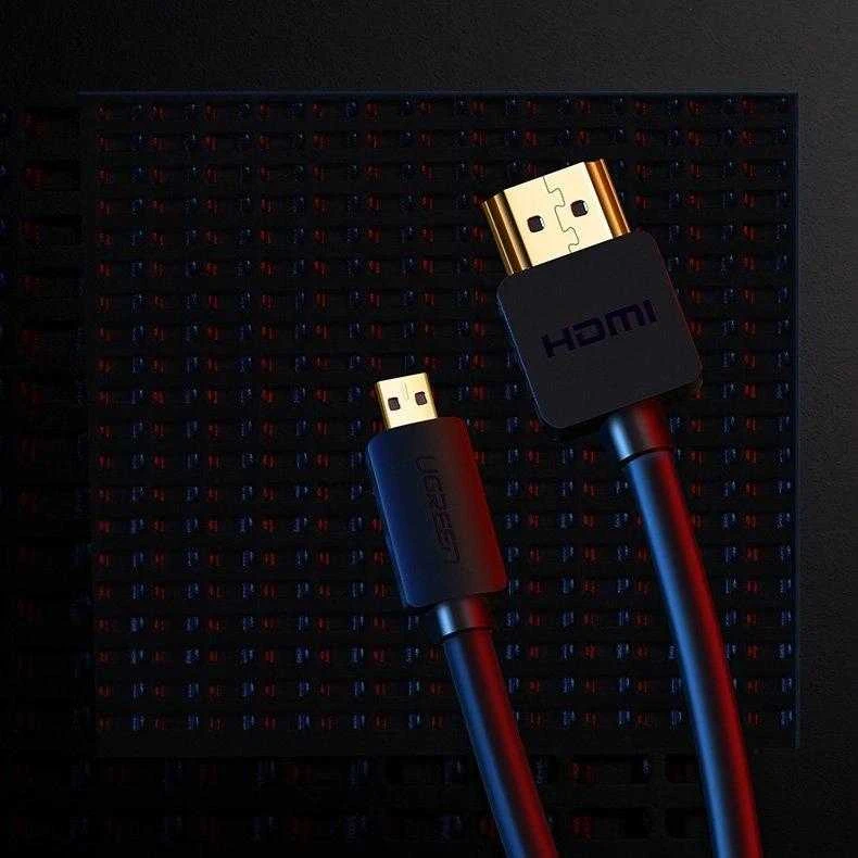 UGREEN HD127 Micro HDMI - HDMI kabelis 4K 3D 1.5m