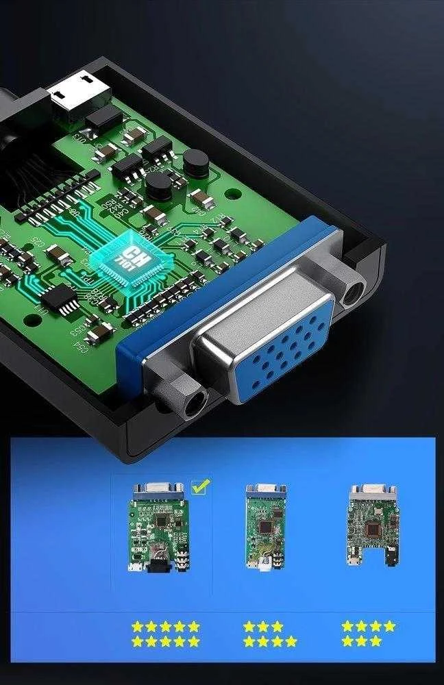 Adapteris HDMI - VGA MM103 UGREEN