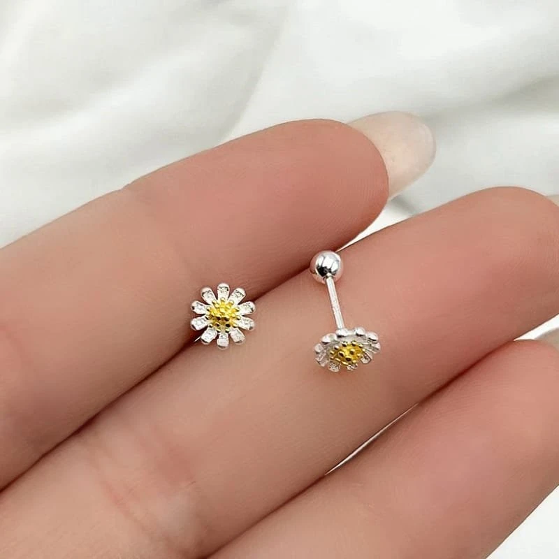 Helix auskarai Camomile