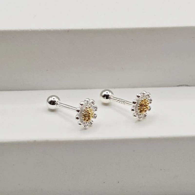 Helix auskarai Camomile