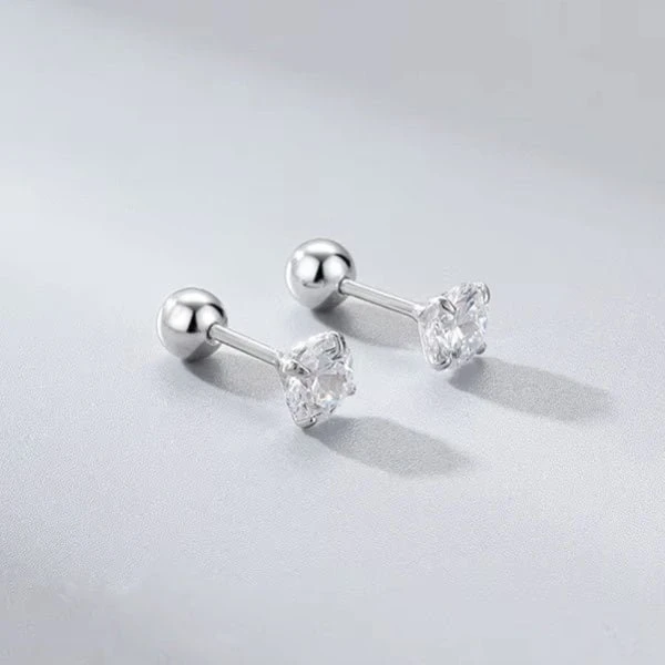 Helix auskarai Clear 5mm
