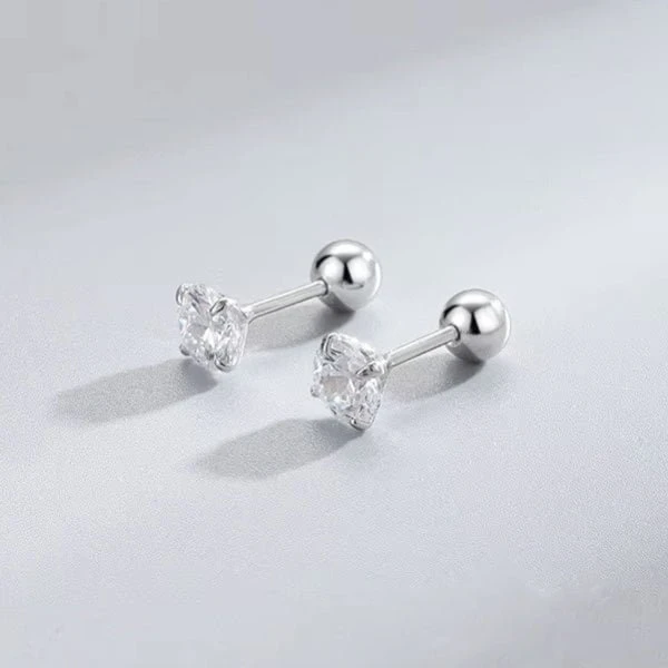 Helix auskarai Clear 5mm