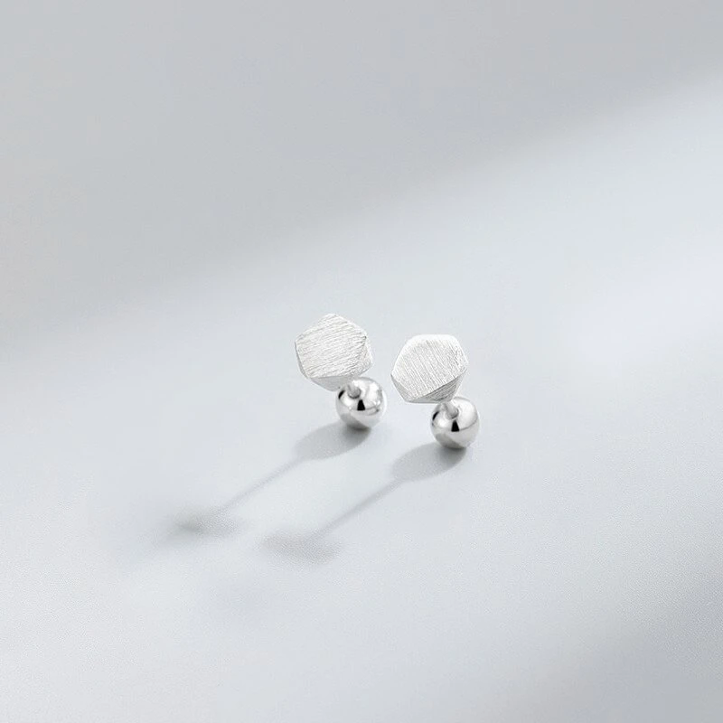Helix auskarai Hexa Frost