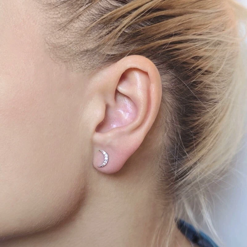 Helix auskarai Luna