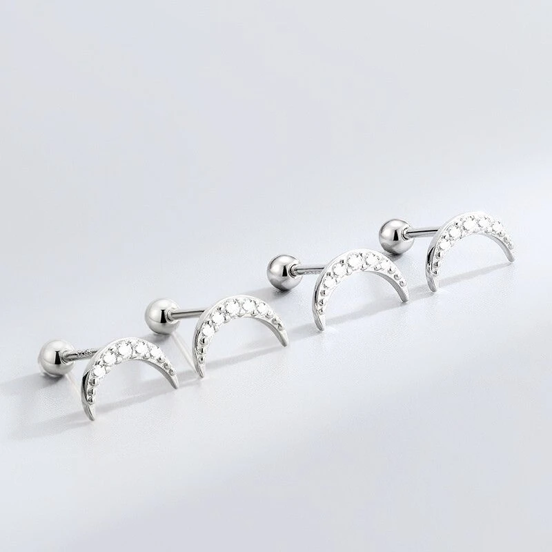 Helix auskarai Luna