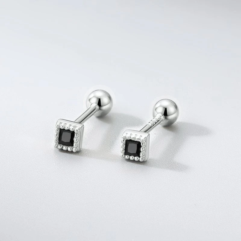 Helix auskarai Luxe Juodas