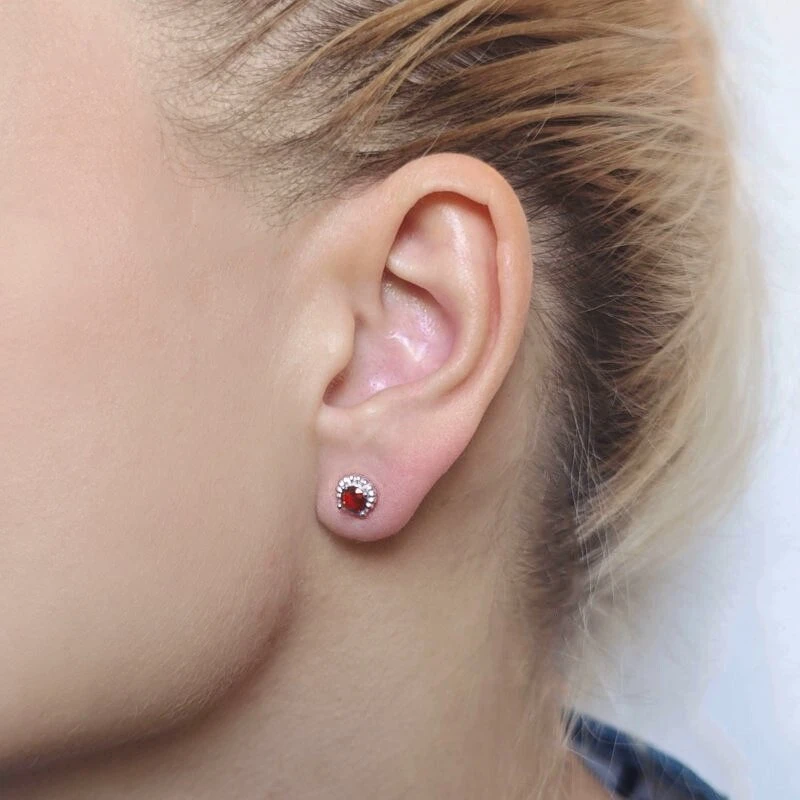 Helix auskarai Nova Raudona